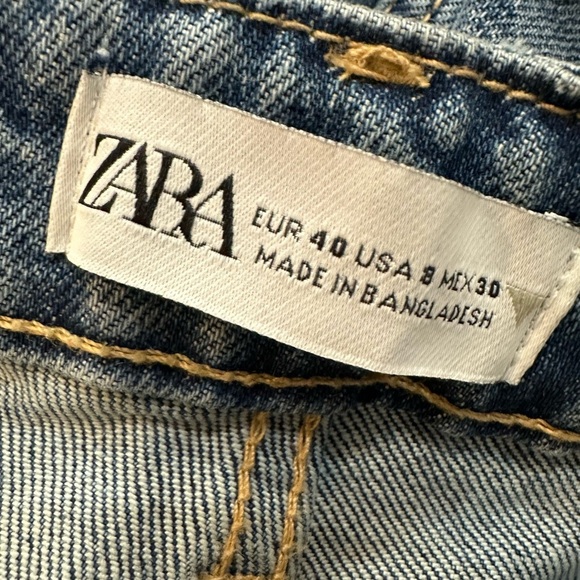 Zara women’s jeans medium wash SZ 8 - Picture 4 of 4